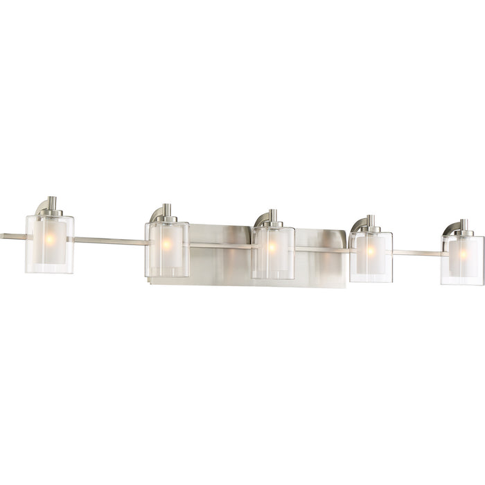 Quoizel KLT8605BNLED Five Light Bath Fixture, Brushed Nickel