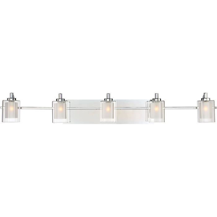 Quoizel KLT8605CLED Five Light Bath Fixture, Polished Chrome