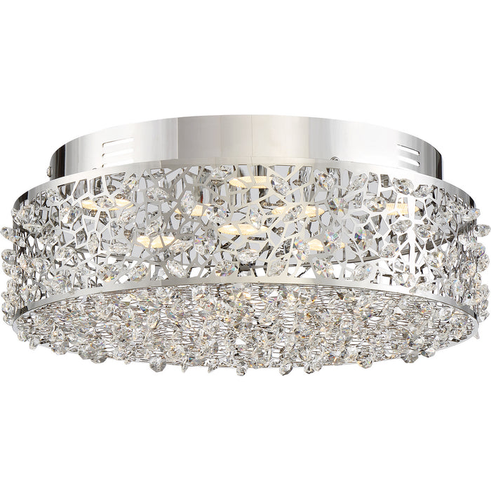 Quoizel PCST1614C LED Flush Mount, Polished Chrome