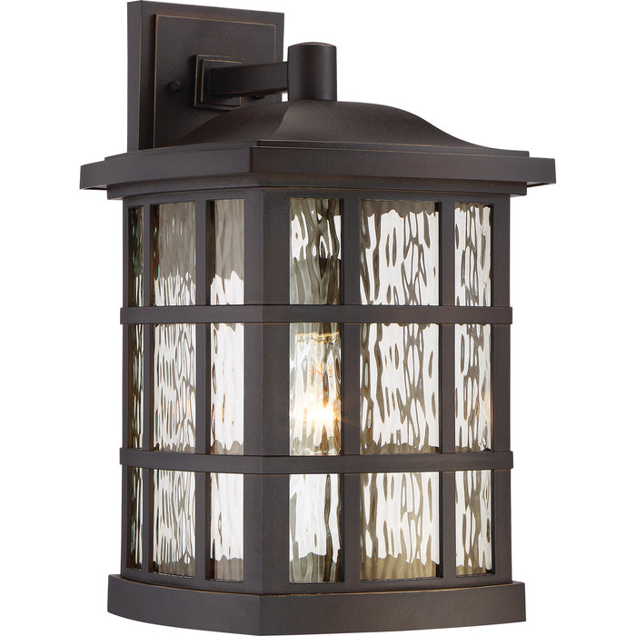 Quoizel SNN8411PN One Light Outdoor Wall Lantern, Palladian Bronze