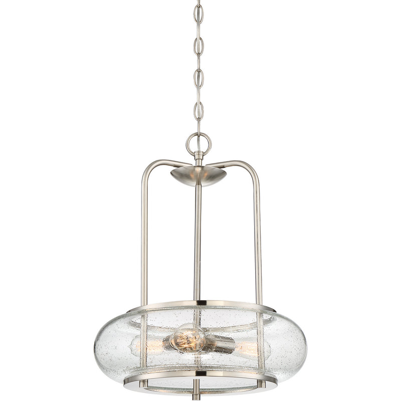 Quoizel TRG1816BN Three Light Pendant, Brushed Nickel