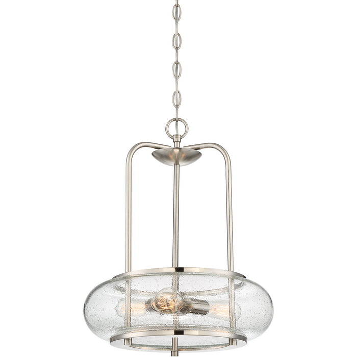 Quoizel TRG1816BN Three Light Pendant, Brushed Nickel
