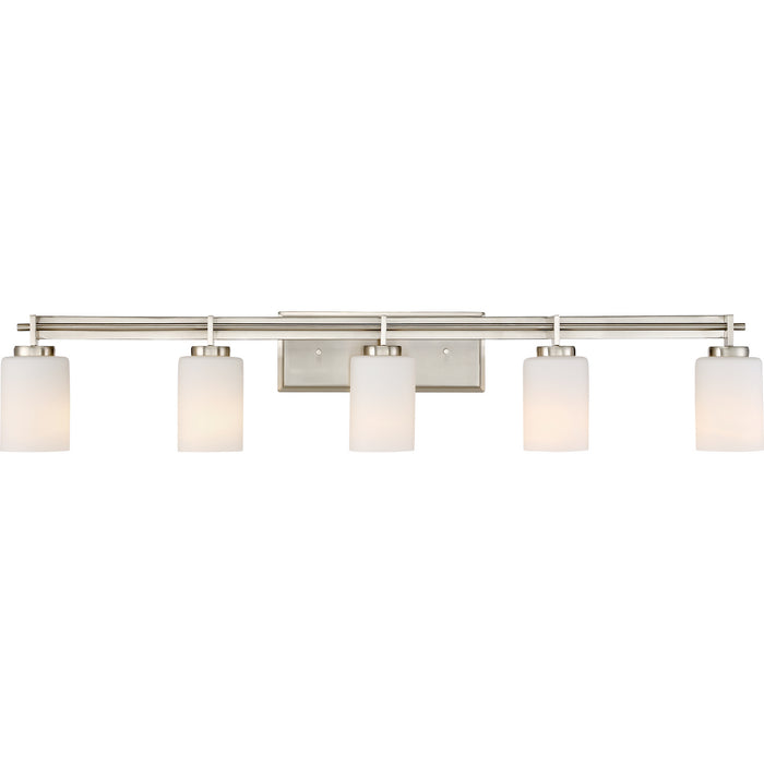 Quoizel TY8605BN Five Light Bath Fixture, Brushed Nickel