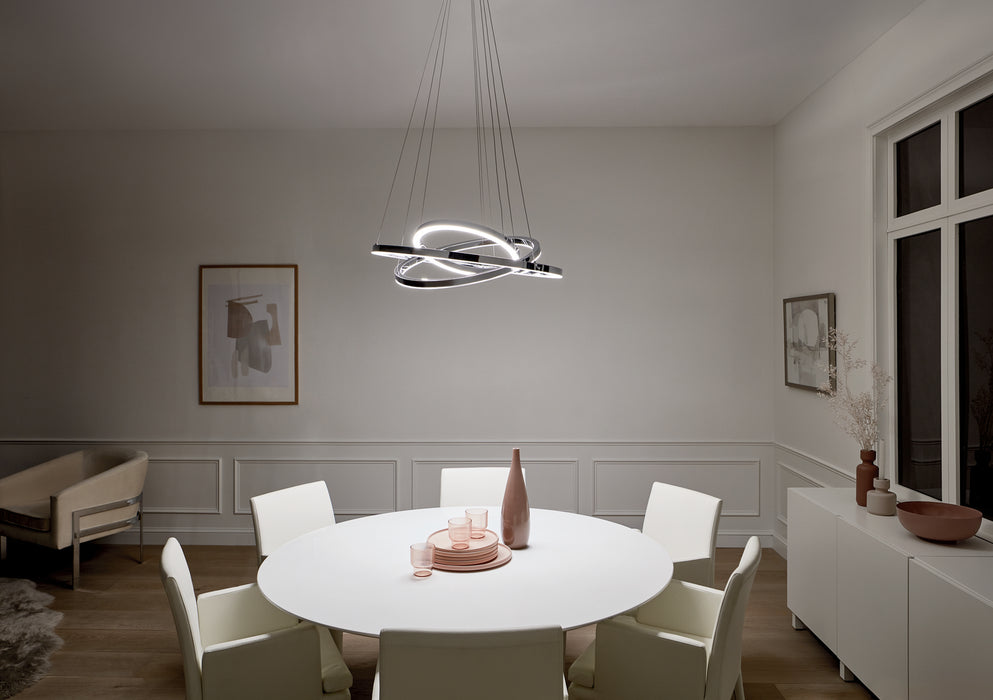 Kichler 83863 LED Chandelier, Chrome