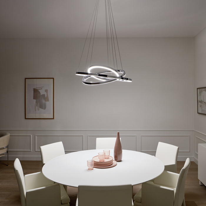 Kichler 83863 LED Chandelier, Chrome