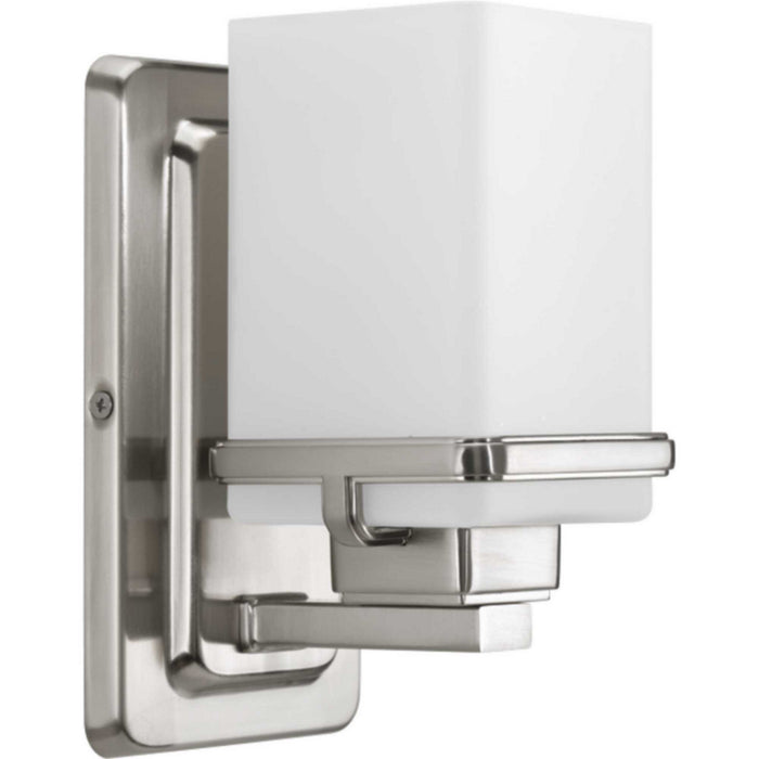 Progress Lighting P2193-09 One Light Bath, Brushed Nickel