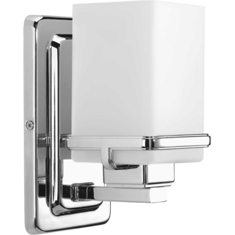 Progress Lighting P2193-15 One Light Bath, Polished Chrome