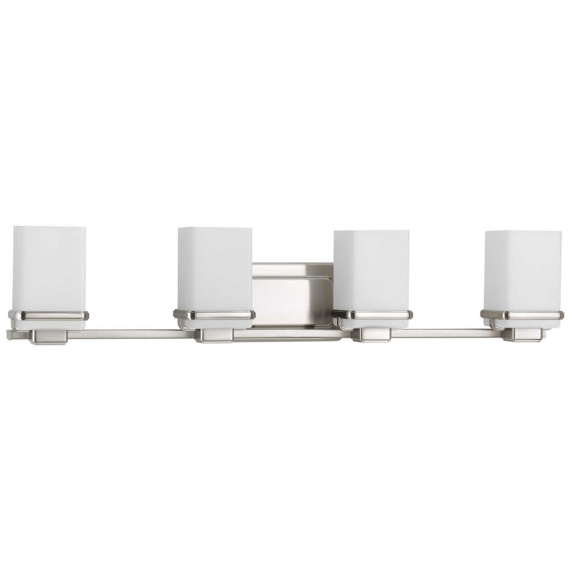 Progress Lighting P2196-09 Four Light Bath, Brushed Nickel