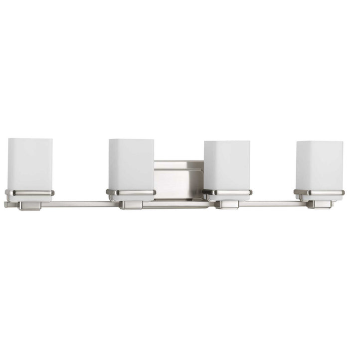 Progress Lighting P2196-09 Four Light Bath, Brushed Nickel