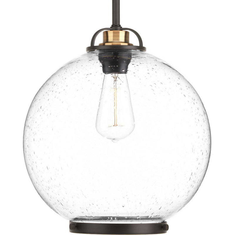 Progress Lighting P5311-20 One Light Pendant, Antique Bronze
