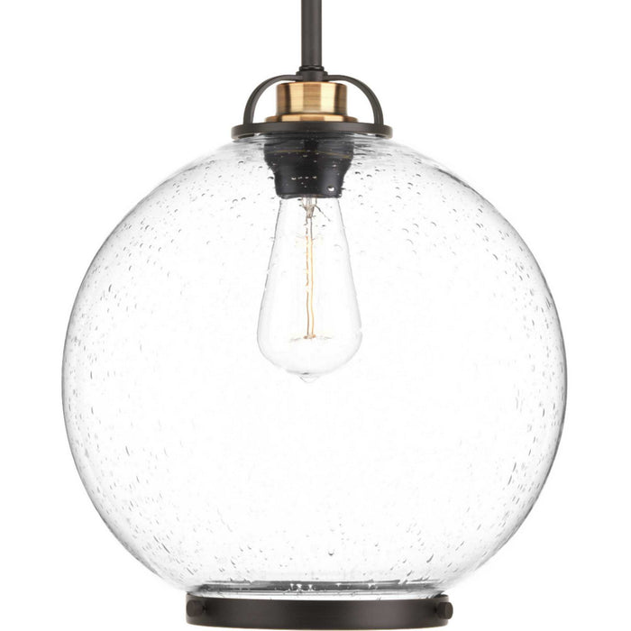 Progress Lighting P5311-20 One Light Pendant, Antique Bronze