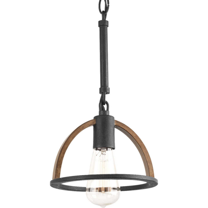 Progress Lighting P5315-71 One Light Mini Pendant, Gilded Iron