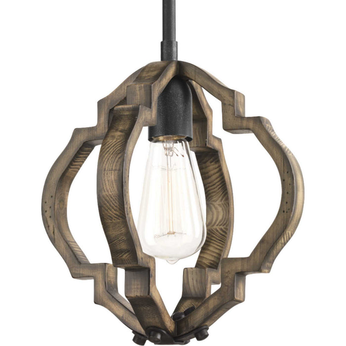 Progress Lighting P5318-71 One Light Mini Pendant, Gilded Iron