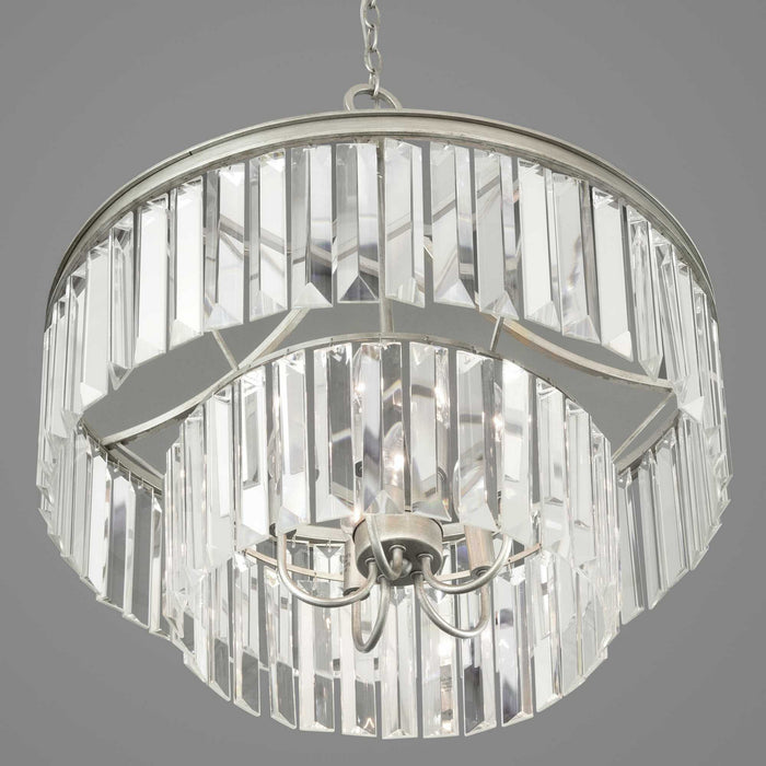 Progress Lighting P5321-134 Five Light Pendant, Silver Ridge