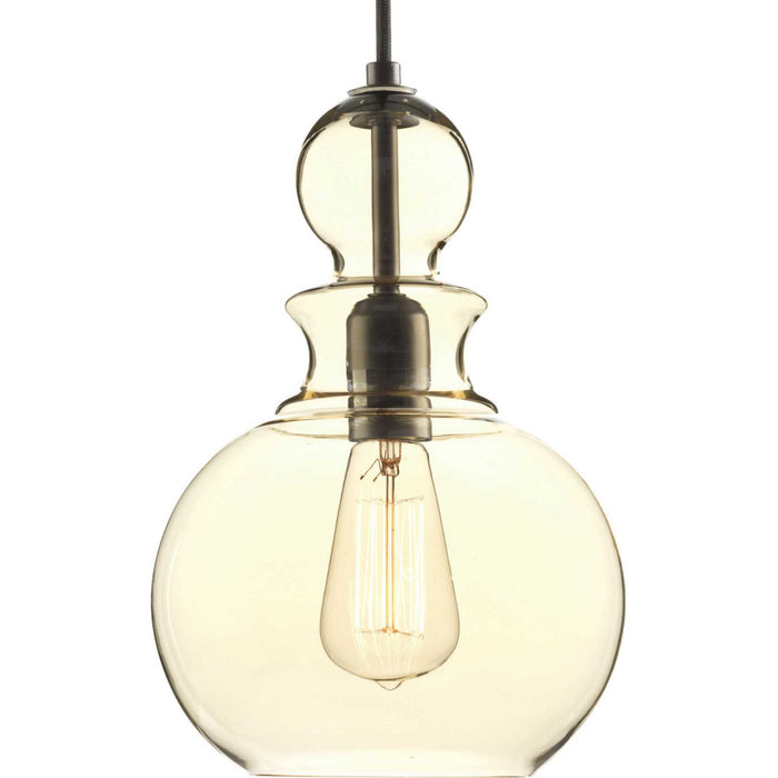 Progress Lighting P5334-20 One Light Pendant, Antique Bronze