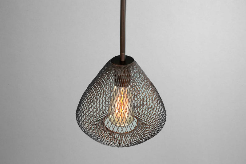 Progress Lighting P5337-20 One Light Mini Pendant, Antique Bronze