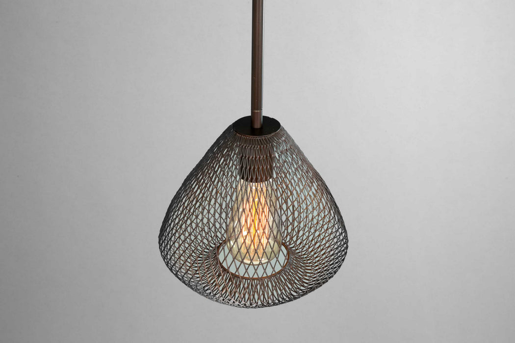 Progress Lighting P5337-20 One Light Mini Pendant, Antique Bronze