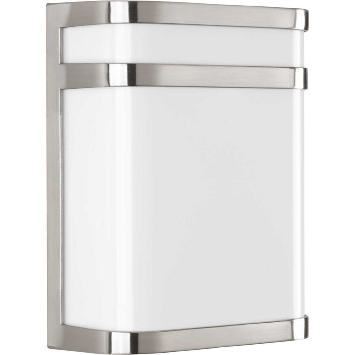 Progress Lighting P5801-0930K9 LED Wall Lantern, Brushed Nickel