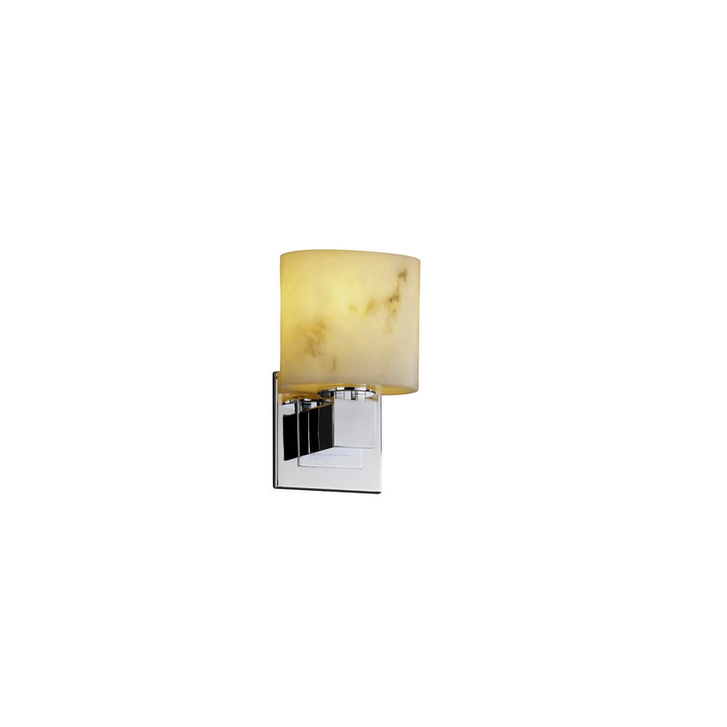Justice Designs FAL-8707-30-CROM One Light Wall Sconce, Polished Chrome