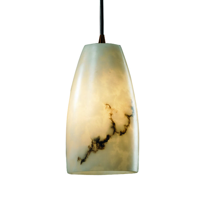 Justice Designs FAL-8816-28-DBRZ One Light Pendant, Dark Bronze