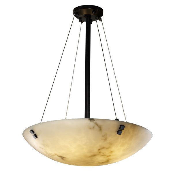 Justice Designs FAL-9662-35-MBLK-F2-LED5-5000 LED Pendant, Matte Black