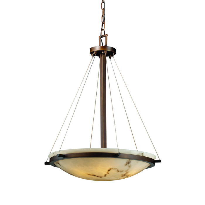 Justice Designs FAL-9692-35-DBRZ-LED5-5000 LED Pendant, Dark Bronze