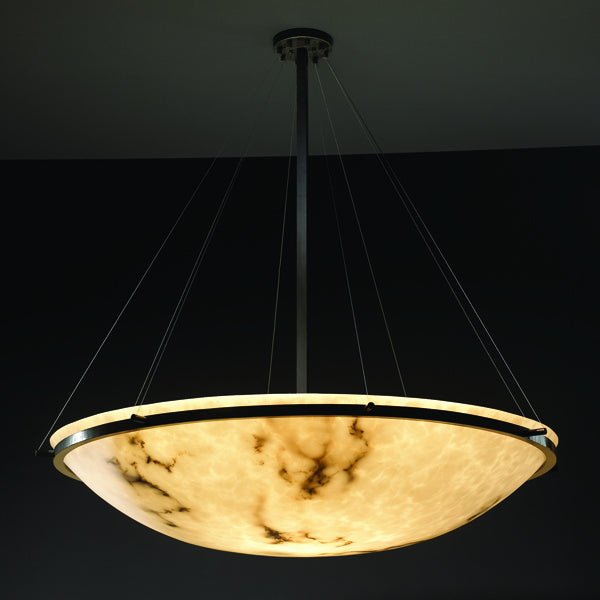 Justice Designs FAL-9694-35-MBLK-LED6-6000 LED Pendant, Matte Black