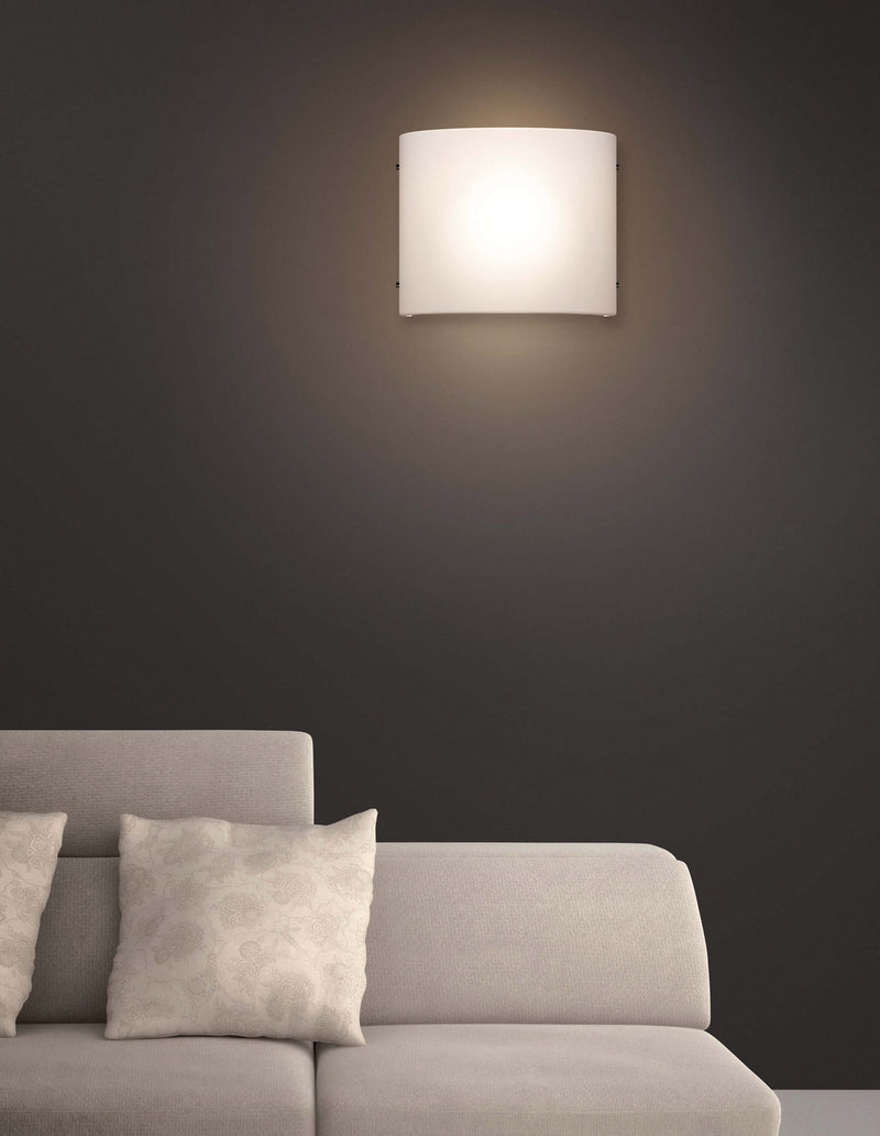Justice Designs FSN-8855-OPAL-DBRZ-LED2-2000 LED Wall Sconce, Dark Bronze