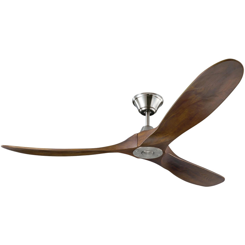 Visual Comfort Fan 3MAVR60BS 60" Ceiling Fan, Brushed Steel