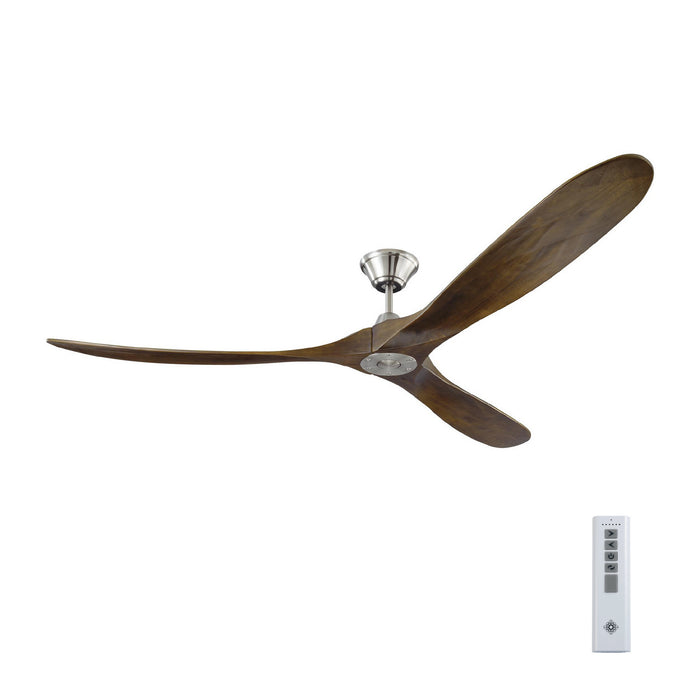 Visual Comfort Fan 3MAVR70BS 70" Ceiling Fan, Brushed Steel
