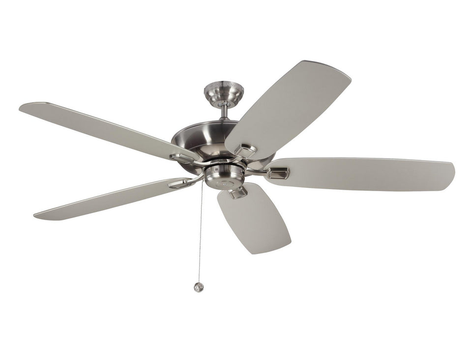 Generation Lighting 5CSM60BS 60" Ceiling Fan, Brushed Steel