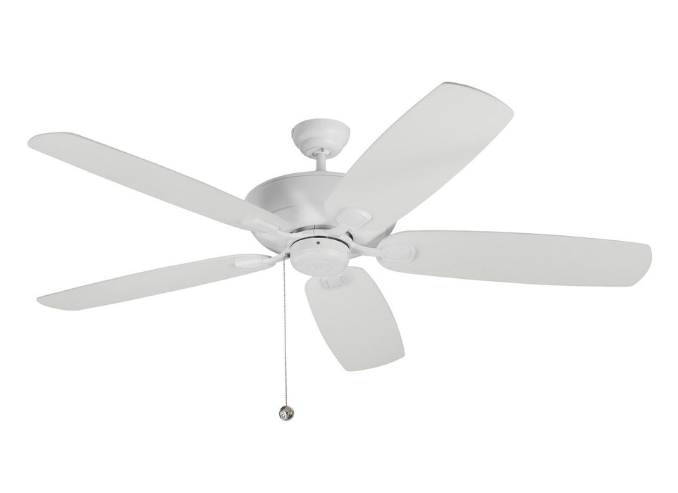 Generation Lighting 5CSM60RZW 60" Ceiling Fan, Matte White