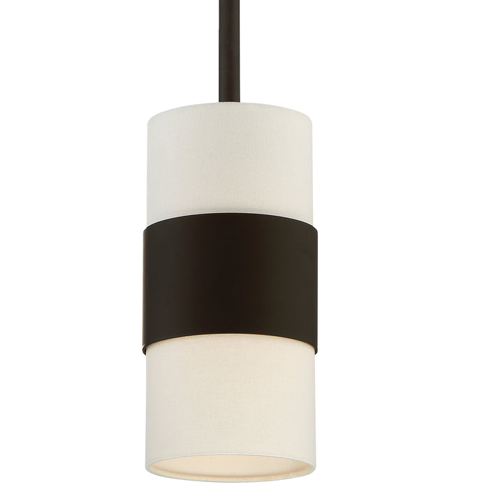 Crystorama 290-DB One Light Pendant, Dark Bronze