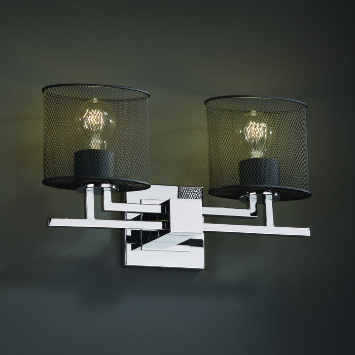 Justice Designs MSH-8702-30-CROM Two Light Bath Bar, Polished Chrome