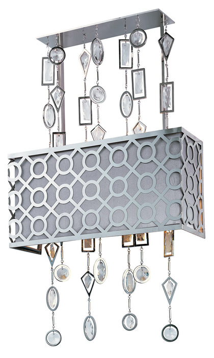 Maxim 22389STPN Three Light Wall Sconce, Polished Nickel