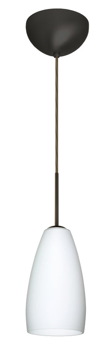Besa 1BC-150907-HAL-BR One Light Pendant, Bronze