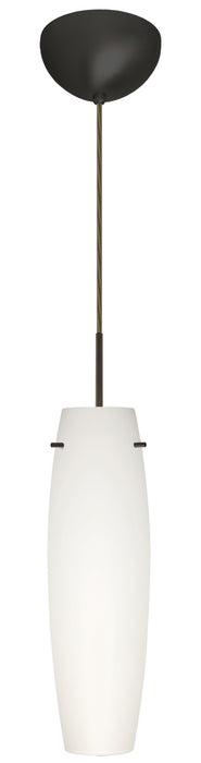 Besa 1BC-412107-MED-BR One Light Pendant, Bronze