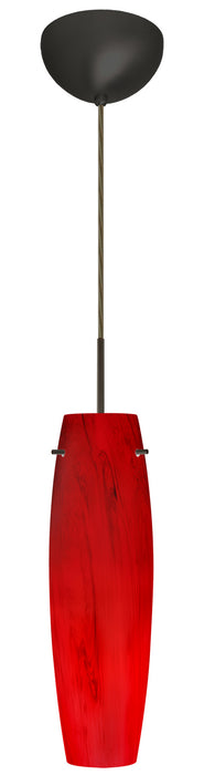 Besa 1BC-4121MA-MED-BR One Light Pendant, Bronze