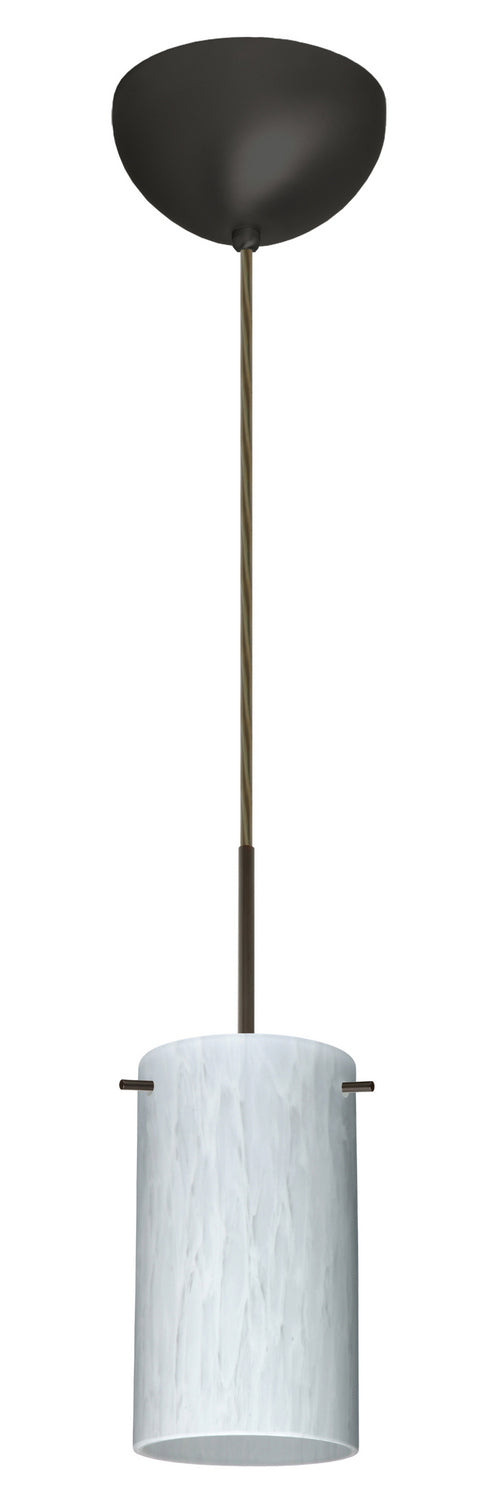 Besa 1BC-440419-MED-BR One Light Pendant, Bronze