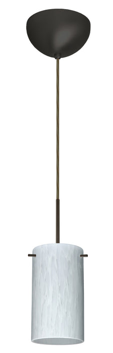 Besa 1BC-440419-MED-BR One Light Pendant, Bronze