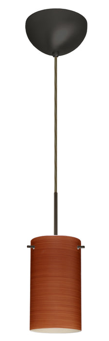 Besa 1BC-4404CH-HAL-BR One Light Pendant, Bronze