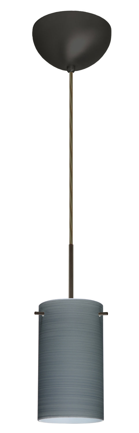 Besa 1BC-4404TN-MED-BR One Light Pendant, Bronze