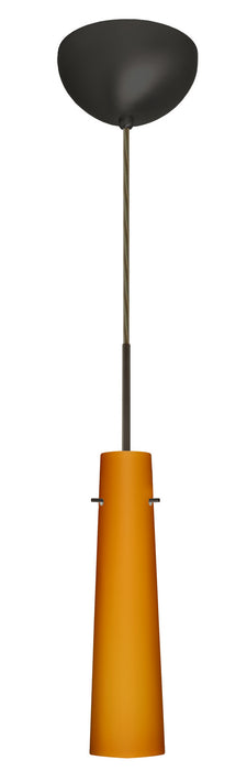 Besa 1BC-567480-HAL-BR One Light Pendant, Bronze