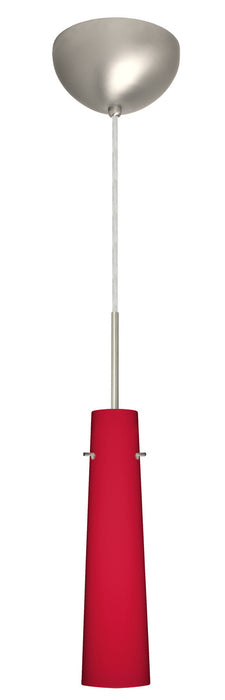 Besa 1BC-5674RM-HAL-SN One Light Pendant, Satin Nickel