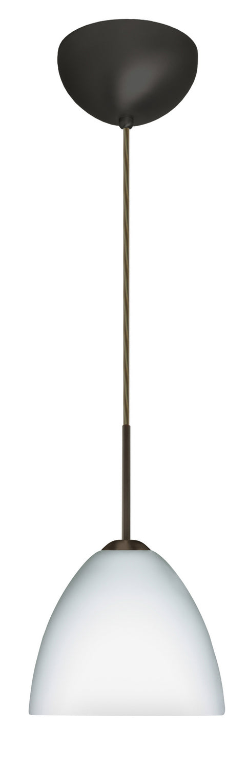 Besa 1BC-757207-MED-BR One Light Pendant, Bronze