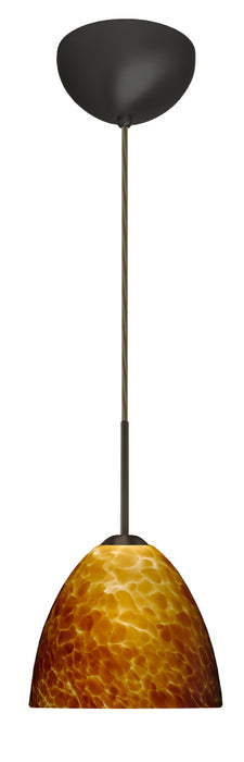 Besa 1BC-757218-MED-BR One Light Pendant, Bronze