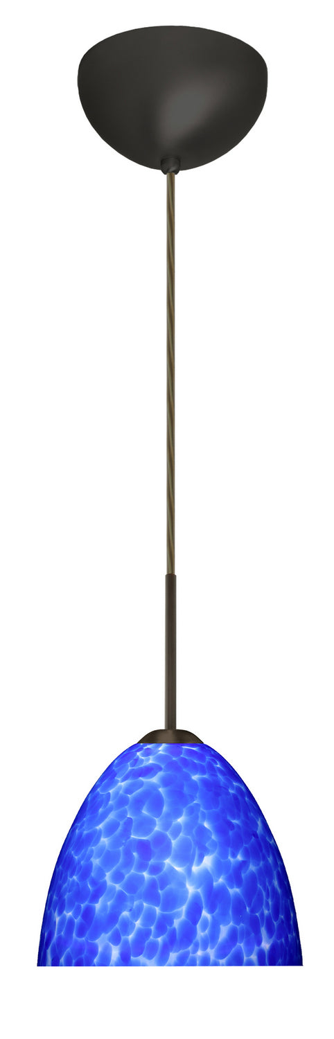 Besa 1BC-757286-LED-BR One Light Pendant, Bronze