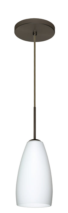 Besa 1BT-150907-HAL-BR One Light Pendant, Bronze