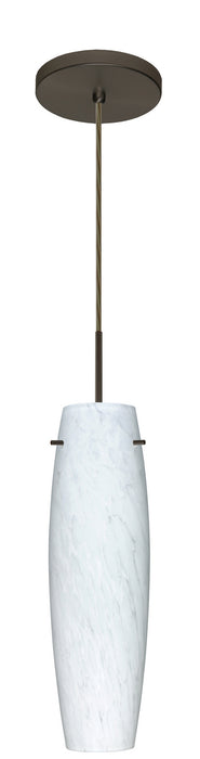 Besa 1BT-412119-MED-BR One Light Pendant, Bronze