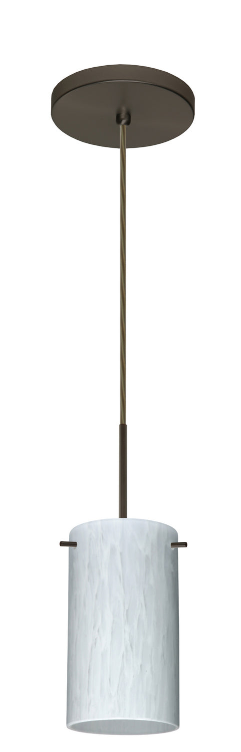 Besa 1BT-440419-MED-BR One Light Pendant, Bronze